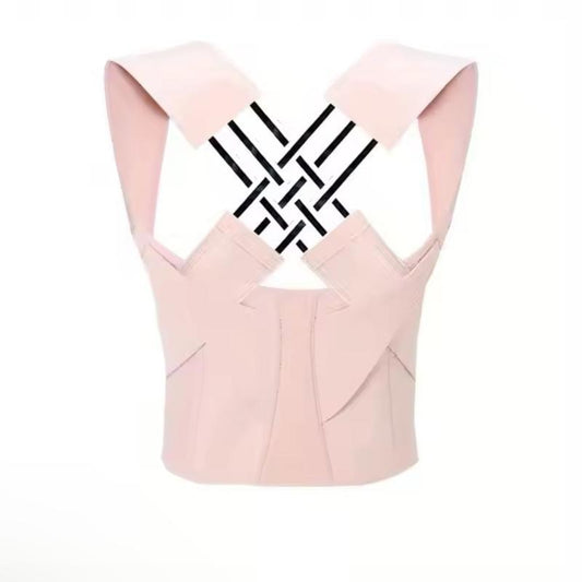 Waist Trainer Correct Bad Posture Help and Hunchback Unisex Posture Enhancer Back Support Posture Correction Shoulder Belt Correction Vest for Home Office