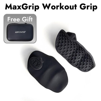 Maxgrip Workout Grip – Ergonomic Black and Pink Design for Improved Strength and Performance.