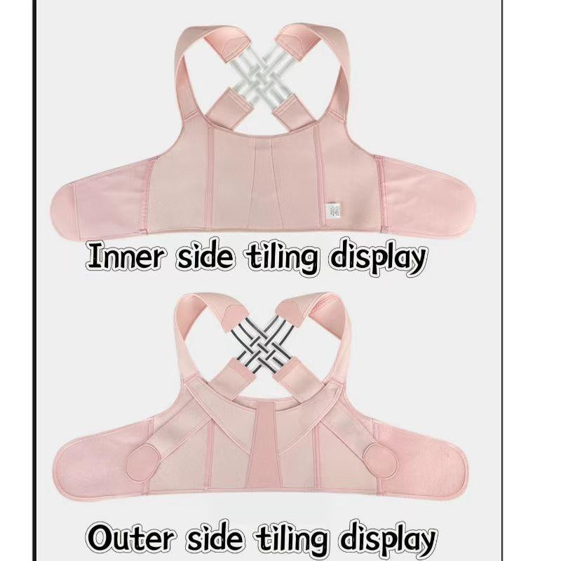 Waist Trainer Correct Bad Posture Help and Hunchback Unisex Posture Enhancer Back Support Posture Correction Shoulder Belt Correction Vest for Home Office
