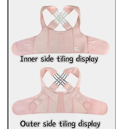 Waist Trainer Correct Bad Posture Help and Hunchback Unisex Posture Enhancer Back Support Posture Correction Shoulder Belt Correction Vest for Home Office