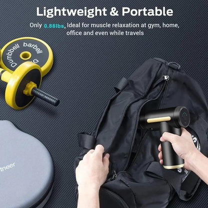 Portable Mini Massage Gun for Instant Muscle Relief - Ideal for Fitness & Workouts, Usb Rechargeable with Lithium Battery, Full Body Use Handheld Electric Fascia Massager Muscle Massage Gun