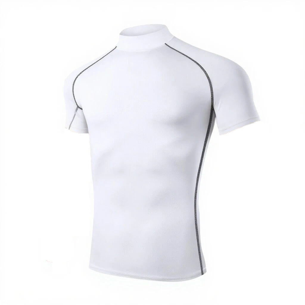 Compression T Shirt Men Bodybuilding Sportswear Short Sleeve Quick Dry Workout Shirts Sport Tops Tee Gym Running T-Shirt Men