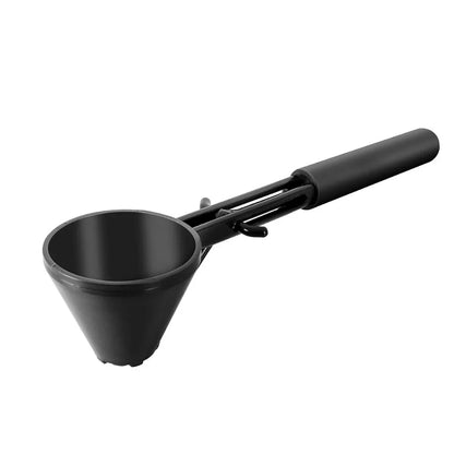 Creative Flling Coffee Scoop Funnel Sliding Design Long Handle Funnel Spoon Reusable Powder Funnel Scoop Kitchen Gadgets