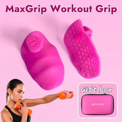Maxgrip Workout Grip – Ergonomic Black and Pink Design for Improved Strength and Performance.
