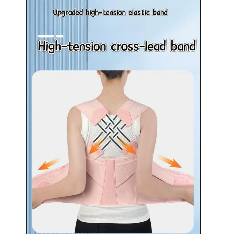 Waist Trainer Correct Bad Posture Help and Hunchback Unisex Posture Enhancer Back Support Posture Correction Shoulder Belt Correction Vest for Home Office