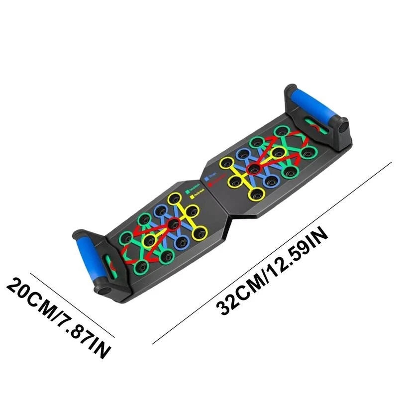 28 in 1 Push up Rack Board System Fitness Workout Train Home Gym Exercise Stands